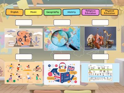 English Vocabulary: school subjects