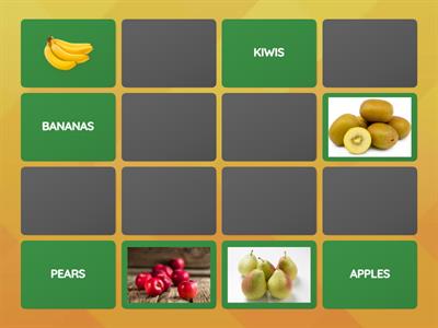 Fruits - Memory game