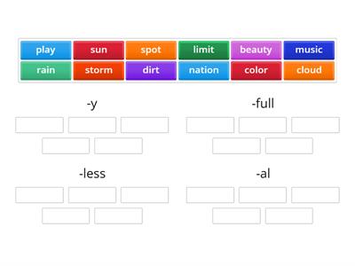 suffix adj