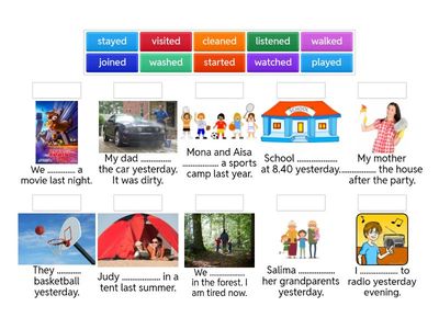 Simple Past Tense (Regular Verbs)esl