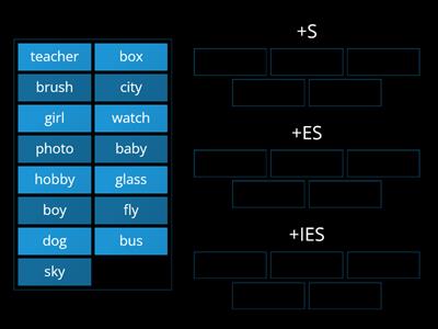 Plural nouns