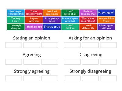 B1.3 U7.4 Agreeing and disagreeing 