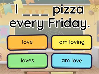 State and Dynamic Verbs Quiz