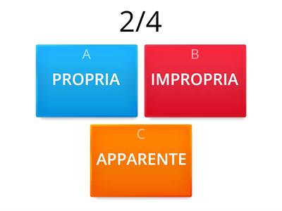 FRAZIONI PROPRIE,IMPROPRIE,APPARENTI