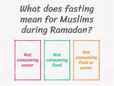 Test your Ramadan knowledge