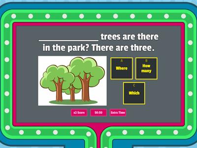 WH-question words Starters