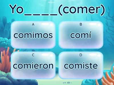 Preterite -ER/-IR Verbs