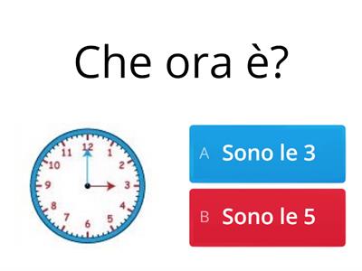 Che ora è?