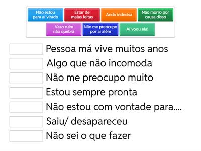 Expressões da língua Portuguesa