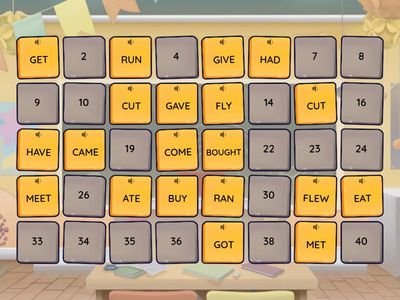 IRREGULAR PAST SIMPLE 