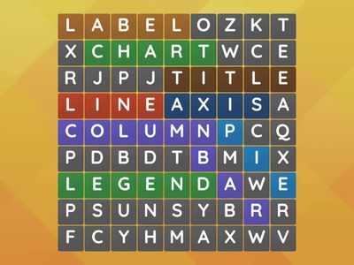 Charts Wordsearch