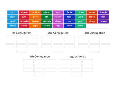 CE Latin Level 1 Verbs 1 - 4