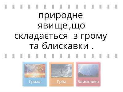 Явища природи