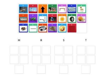 Organizza per gruppo - esercizio con audio