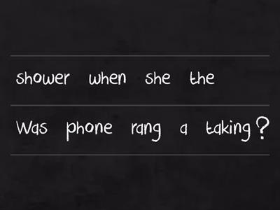 Past simple / past continuous