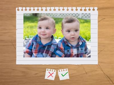 Same/different flashcards