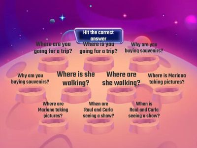 Present Continuous Information Questions