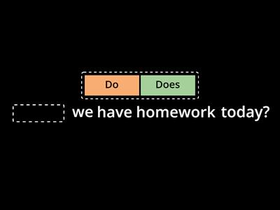 Present Simple - Do / Does - Yes / No Questions