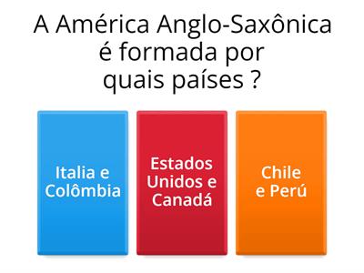 América Anglo-Saxônica