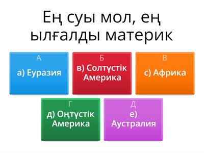 Тест география