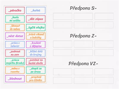 PŘEDPONY S-, Z-, VZ-