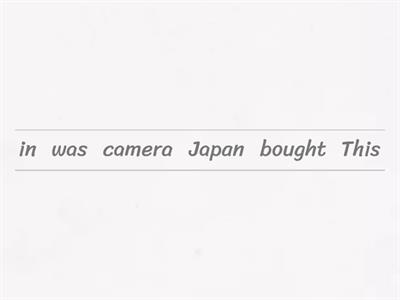 Passive voice in the past