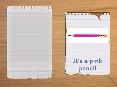 School supplies + colour