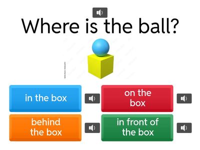 Preposition of place