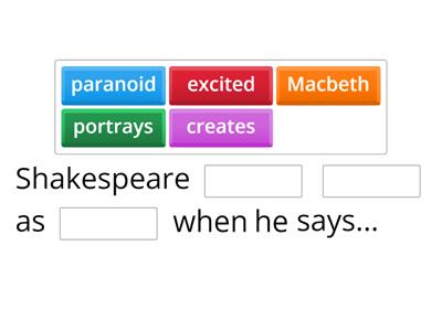 Macbeth: Essay Writing