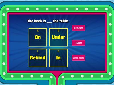Prepositions of Place