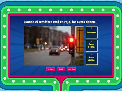 Preguntas del juego de tránsito