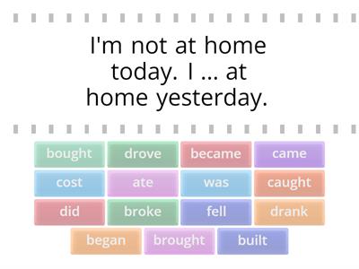 Irregular Verbs (Elementary). I