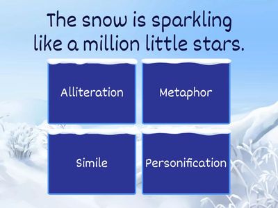 Figurative Language in Holiday Songs