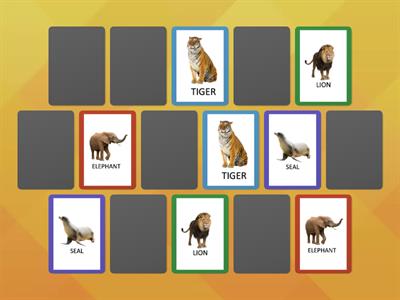 MEMORY GAME ZOO ANIMALS