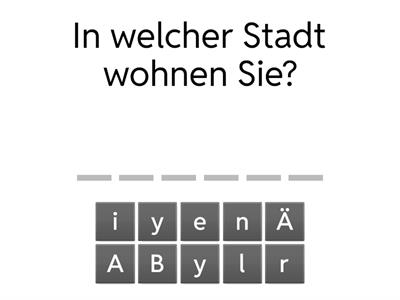 Wie wird das Wort geschrieben?