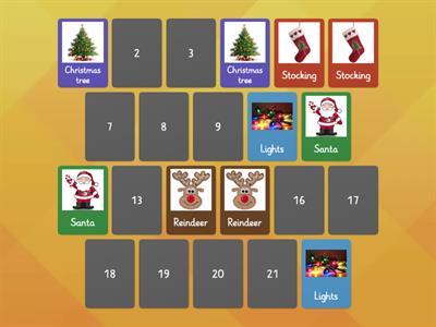 Christmas Matching Game