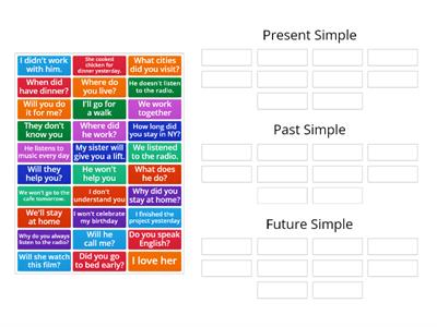 SIMPLE tenses