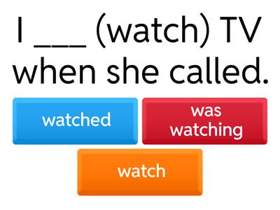 Past Simple vs Past Continuous Quiz