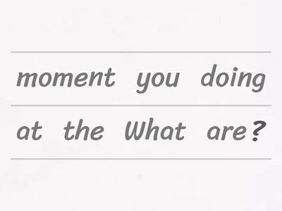 Present Continuous #5 | ALL FORMS