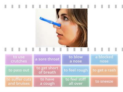 Symptom and illnesses Outcomes UI