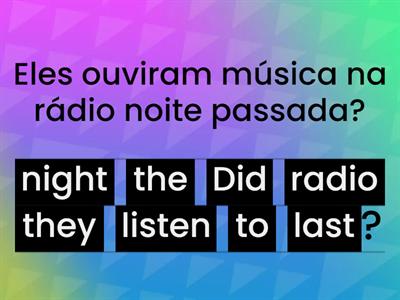 Interrogative - Simple Past