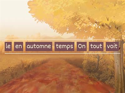 L'automne/CAVI/ poésie