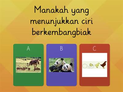 Quiz Ciri-ciri Makhluk Hidup