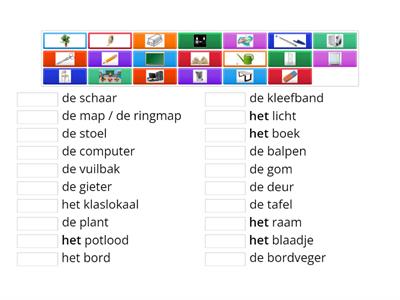 Objecten in de klas OKAN