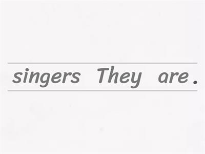 Verb to be - Affirmative, negative, interrogative.