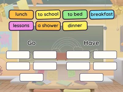 Go Getter 1 - Daily routines (go, have)