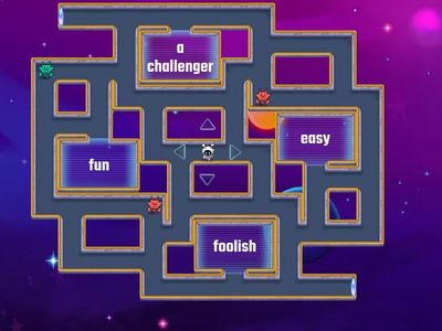 Run to the right synonym (word or group of words).