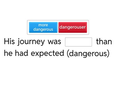 Comparatives superlatives 