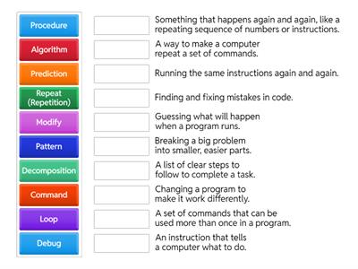 Computing - Coding Vocabulary