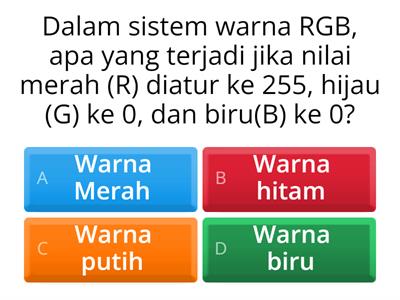 Latihan RGB, CMYK, HSL dan HSV